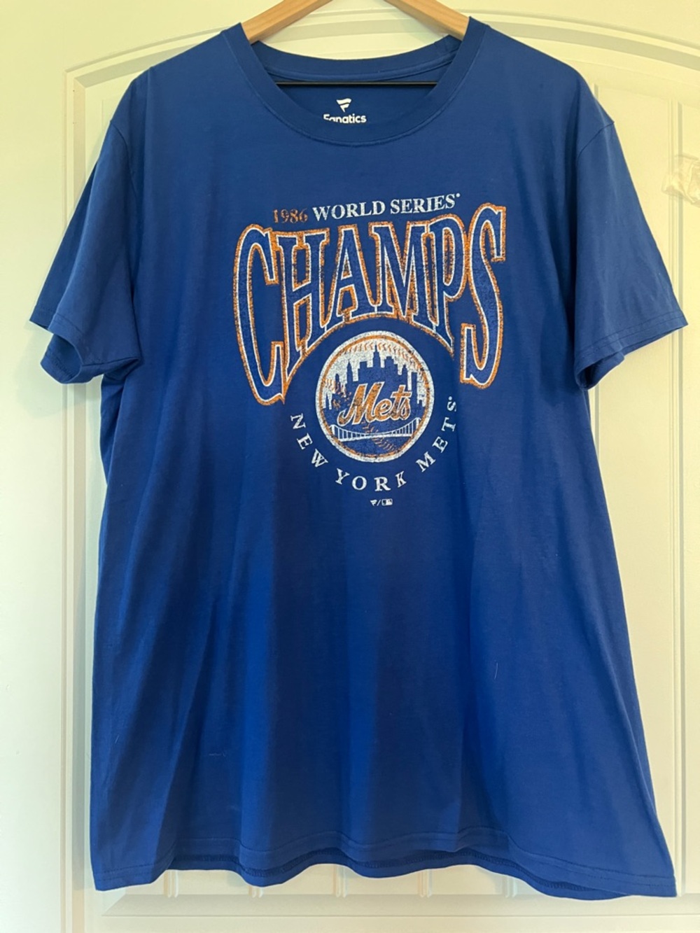 METS  1986 The World Series Champs T Shirt Size XL